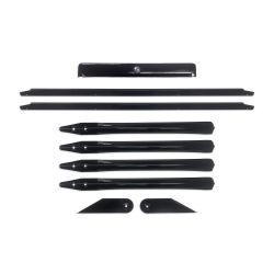'Metallic Black Pinball Machine Cabinet Armor Kit